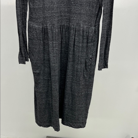 Chic Charcoal Long Sleeve Dress - Picture 3 of 8